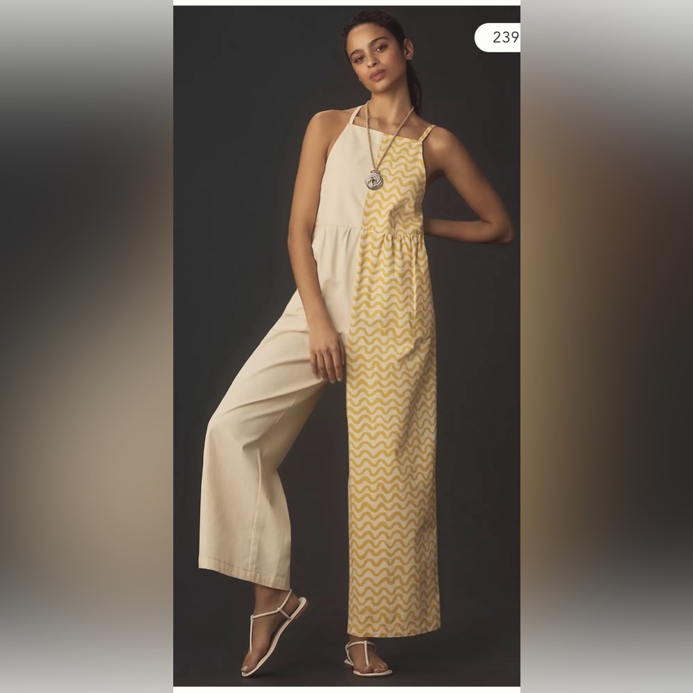 Rita Row Neo Sleeveless Square-Neck Jumpsuit